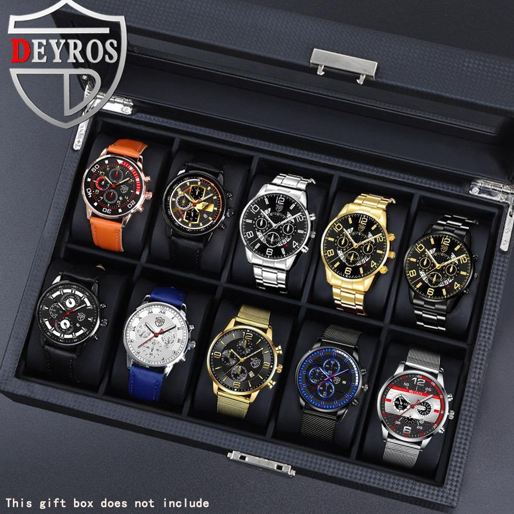 10-Piece Set Men S Watch Fashion Business Men S Watch watch × 10