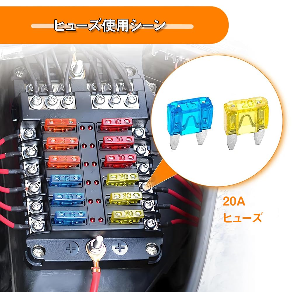 Low Profile Fuse, Mini Flat Fuse, Car Fuse, 2A, 3A, 5A, 7.5A, 10A,