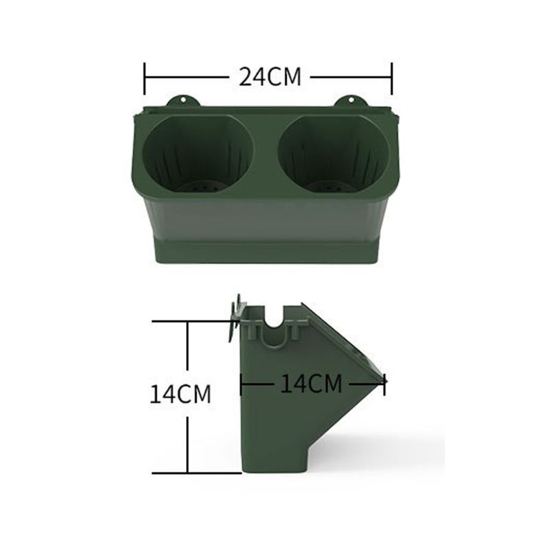 Selbstbewässernder Blumentopf, stapelbarer Wandbehang, Pflanzgefäß, Garten-Blumentöpfe, vertikaler Sukkulenten-Blumentopf, Bonsai-Topf, Heimdekoration