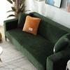 Cover for a Sofa, 3-seater Sofa, Elastic, Bottle Green