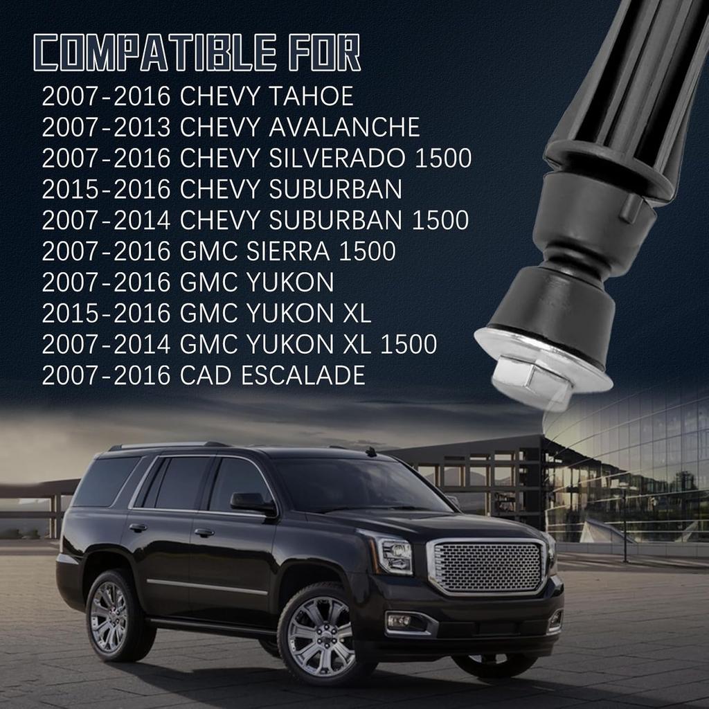 K700432 Sway Bar Link Front Stabilizer Links Compatible With 2007-2016 Chevy Tahoe/Avalanche/Silverado 1500/Suburban/Suburban 1500/GMC Sierra