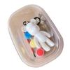 Fluid Bear Keychain DIY Graffiti Painting Violent Bear Models Keychain for Children Fluid Bear, Paint, Pen, Box