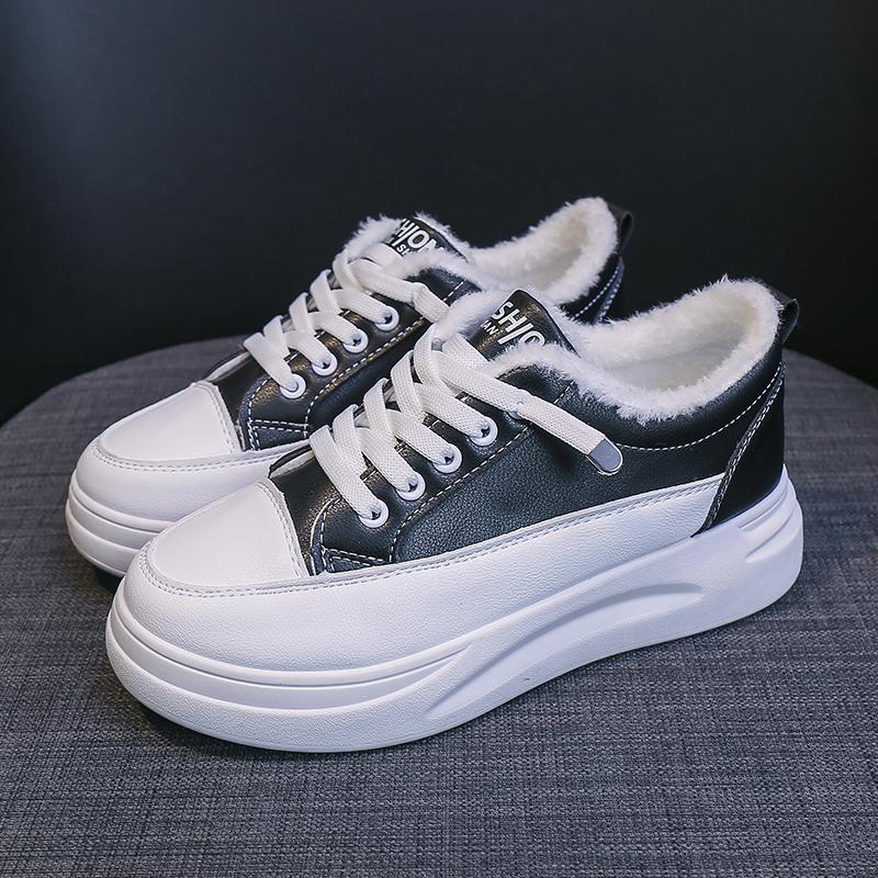 Módní sněhule Dámské 2024 Nové boty Dámské tenisky Teplé Pohodlné Outdoorové tenisky Dámské boty Módní vulkanizovaná platformová obuv