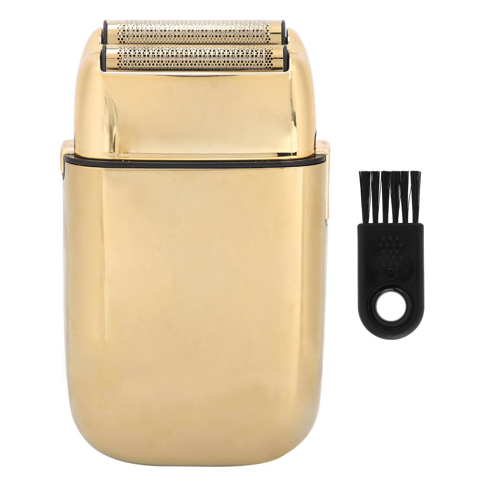 

Металлическая двойная сетка бритвы водонепроницаемая электробритва беспроводной триммер для бороды для стрижки волос