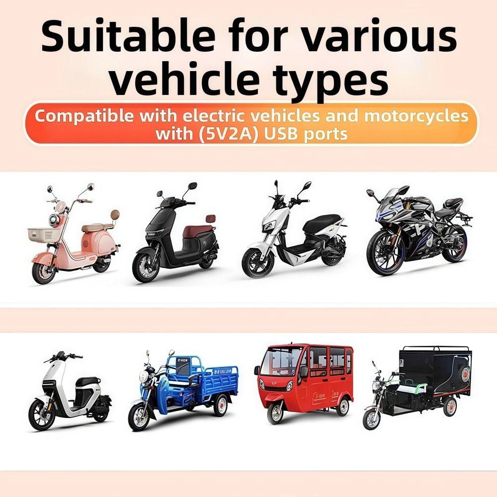 3 Gear Warmer Motorcycle Heated Handlebar Cover 5V/2A USB Heated Handgrips  Motorcycle Accessories