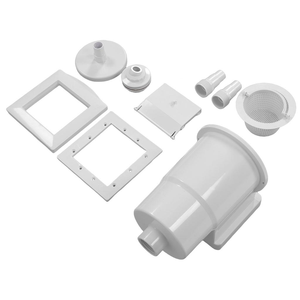 Pool Skimmer, High Efficiency ABS Replacement Skimmer with sy Assembly and Lasting Performance for Ground Pools and Liner Pools
