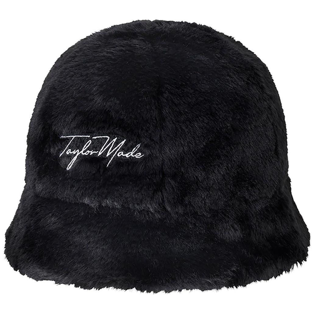 TaylorMade Women's Winter Bucket Hat, Black, Size 55-57cm, UN943, 2025FW