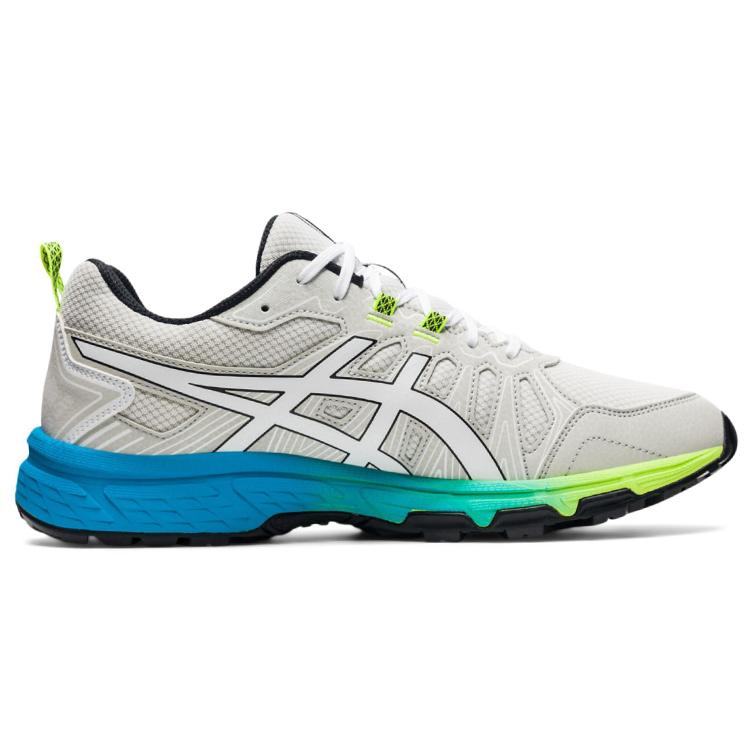Asics Gel Venture 7 Leather Low top Running Shoes Men's White 1201A416-100