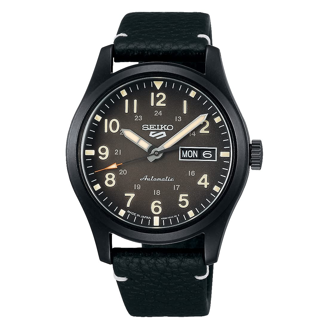 

SEIKO 5 Sports Field Specialist Style Mechanical Distribution Limited Model Watch Seiko Five Sports Made in Japan SRPG41 Black Leather [Seiko] Men s