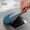 Floor Drain Cover Silicone with Handle, Universal Shower Tub Stopper, Sewer Anti-Odor Deodorizing Mat for Bathroom Kitchen Laundry Room Stopper