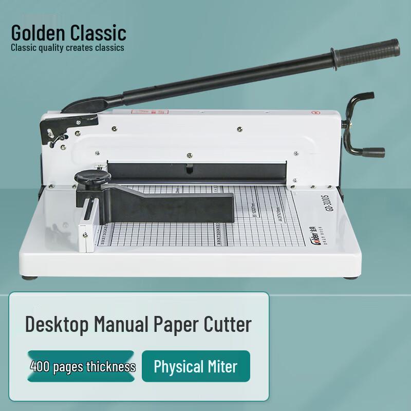 GOLDEN GD-3100S Heavy-Duty Manual Paper Cutter CN plug (adapter included)
