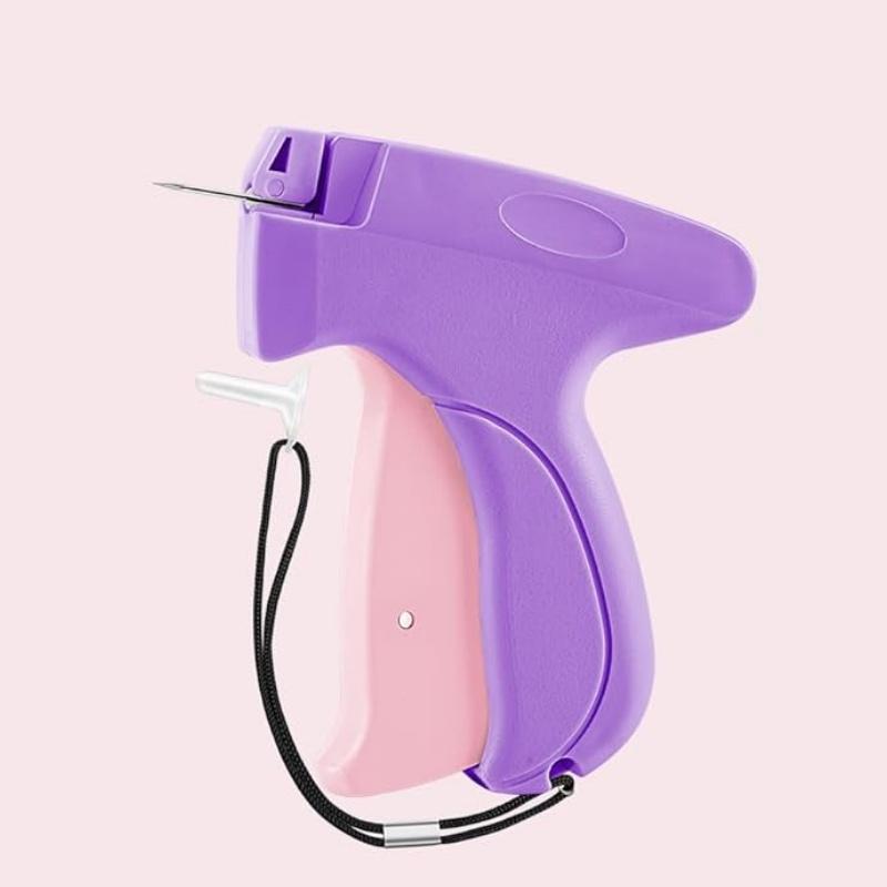 

Степлери для одягу Ручний степлер Швидкий фіксатор одягу - Міні швейний набір Мікро пістолет для бирок фіолетовий