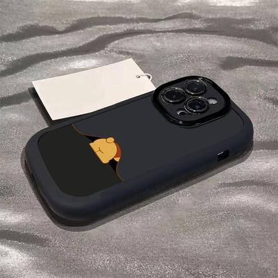 Použitelné pro pouzdro na mobilní telefon Apple 15promax 16plus Malované Xr Medvídek Pú Iphone14 Puff 13 Kreslené 12