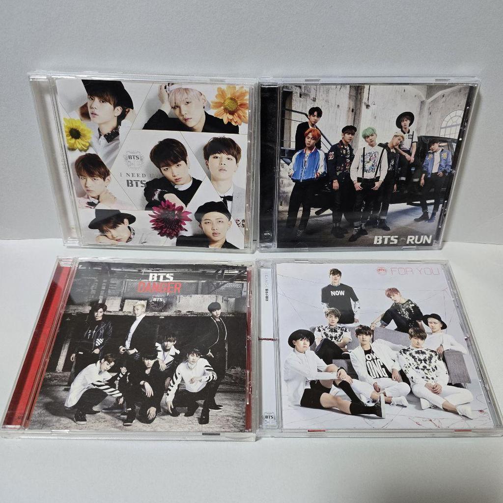 [USED] BTS Japanese CD 4-disc set Jungkook, V, Jimin, Suga