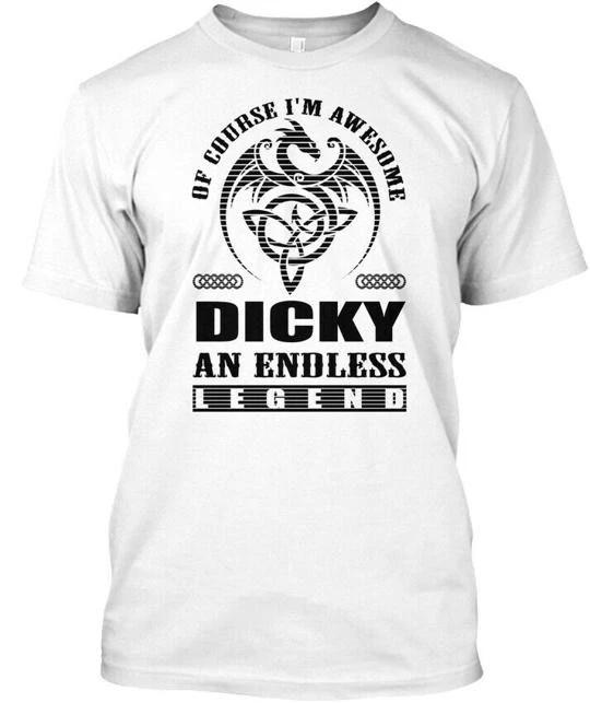 Dicky Legend Black Men TTshirt Made in the USA Size S to 5XL