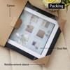 Wood Flap Magnetic Art Frames A4 Photo Frame DIY Picture Children's Exhibition of Paintings Storage Rack Home Decoration