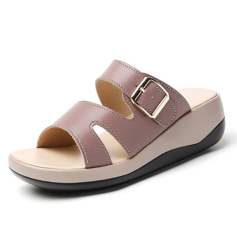 Damen Sommer Aufzug Plateau Hausschuhe Sandalen Outdoor Elegant Offene Zehen Lässig Mädchen Große Größe Schwarze Sandalen