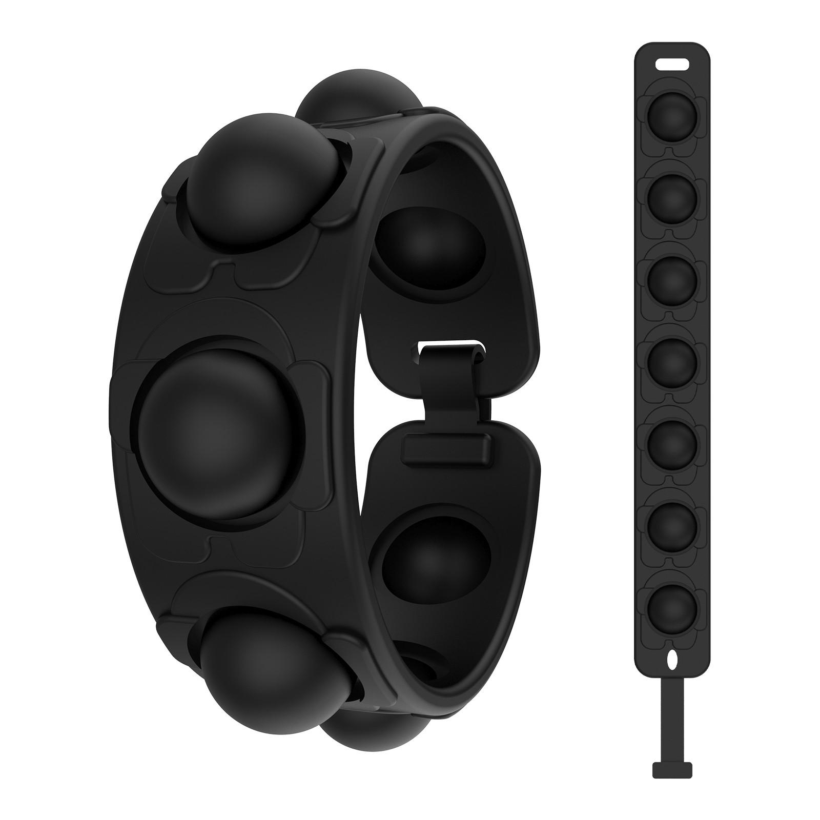 

Folulus Toys Сенсорные силиконовые игрушки для снятия стресса с ямочкой One Size чёрный