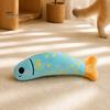 Interactive Cat Toys for Exercise Catnip Fish Toy, Squeaky Linen Chew Boredom Relief Kitten Kicker Toy Indoor Cats Biting Kicking Filled Pillow