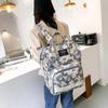 Multi Functional Backpack Large Capacity Leisure Bag Mom's Bag Zipper Opening Solid Color Travel Backpack