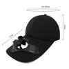 Summer Camping Hiking Cooling Novelty Solar Travel Hat Sport Cap Sun Visor Fan Baseball Hat