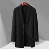 Men's Medium and Long Fashion Casual Double-sided Wool Woolen Coat Comfortable Simple Trench Coat Men's Coat