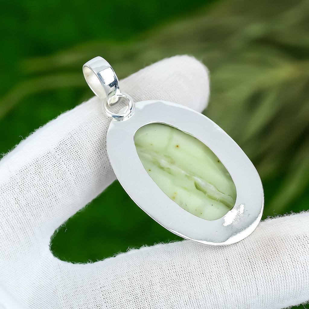 Sisters Day Deal Natural Imperial Jasper Wedding New Pendant 925 Sterling Silver