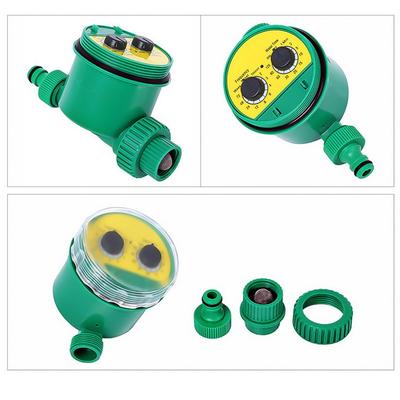 Automatische Irrigatiecontroller Tuin Water Timer Twee Draaiknoppen Elektronisch Besproeiingssysteem Slimme Sproeiercontroller