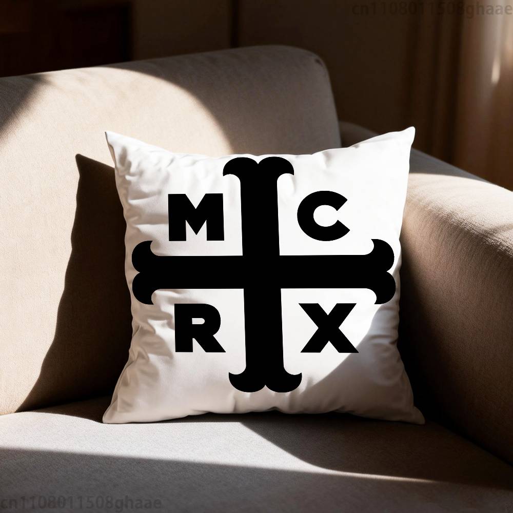 My Chemical RRomance Pillowcase Casual Style Decoration Suitable for Home Decoration Excluding Pillow Core