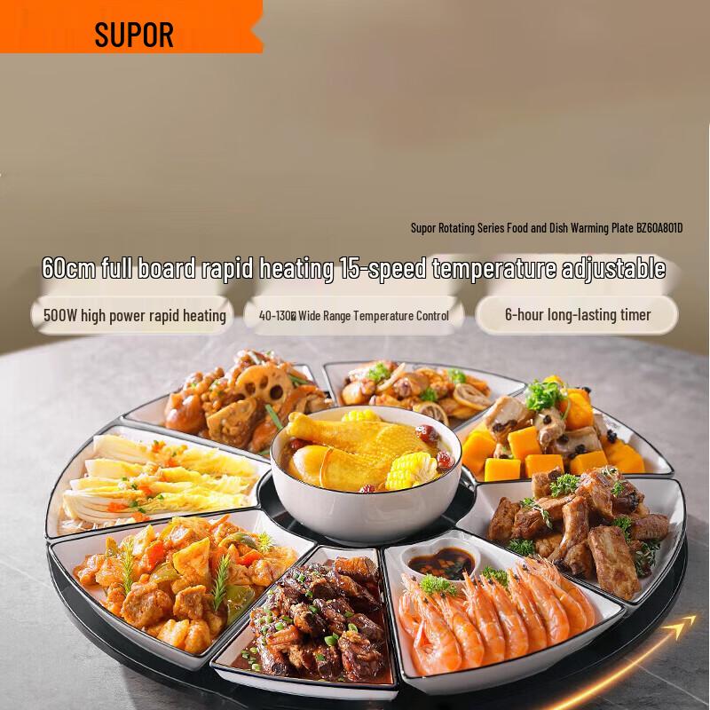 Supor Round Food Warmer Plate