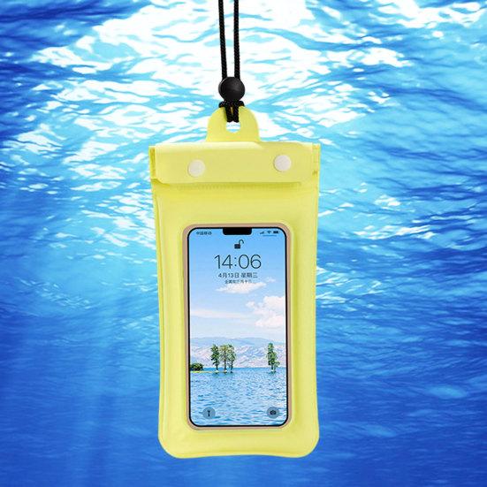 Waterproof Phone Pouch Fastener Tape Touchscreen Clear Window Leakproof Lanyard PVC Universal Phone Dry Bag Case Protector Phone Accessories