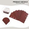 For Home Improvement Mouse Sander Sheets Dust Extraction Sheets Aluminum Oxide Sandpaper Flocked Back Sandpaper