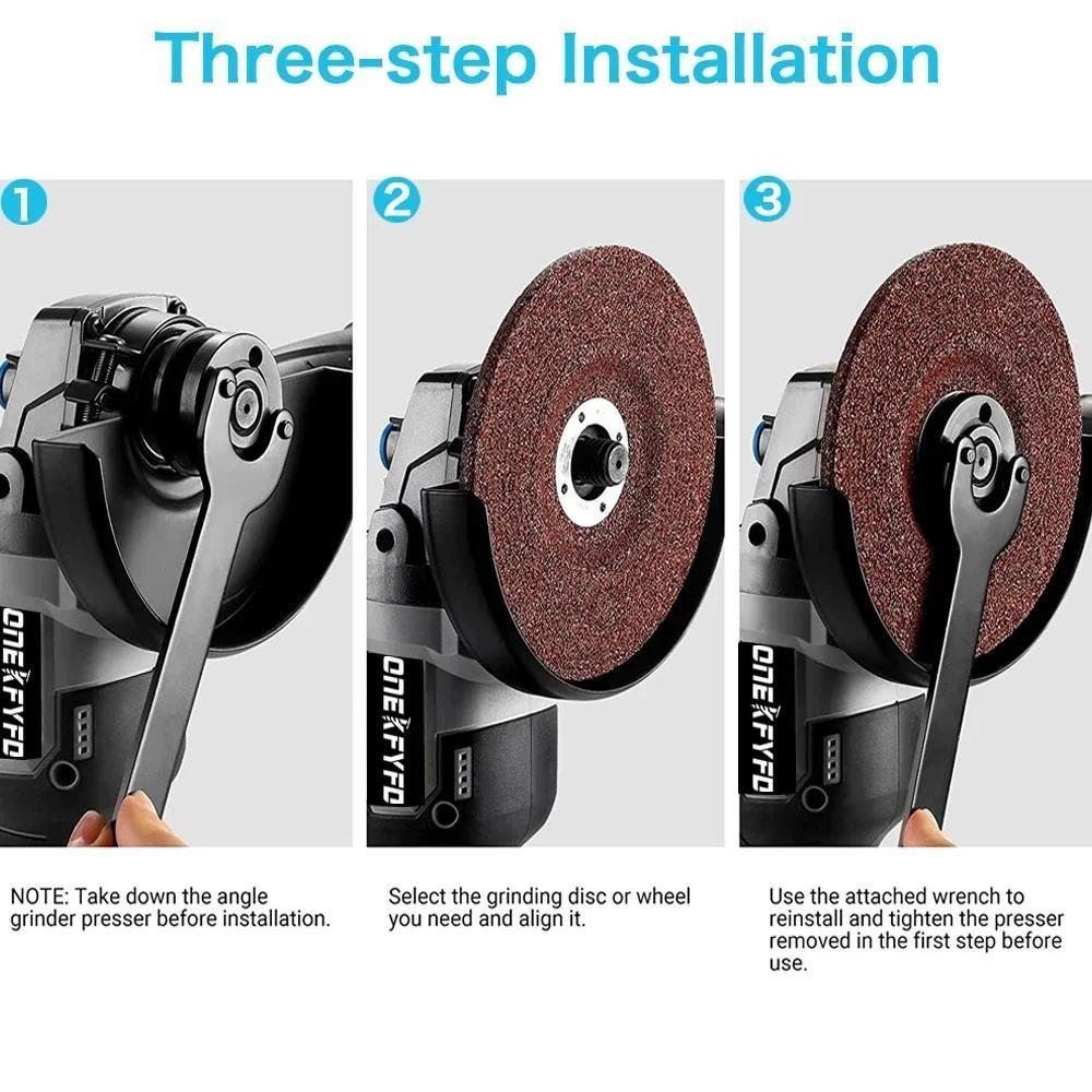 125mm Brushless Angle Grinder Cordless Polishing And Grinding Machine Portable Cutting Power Tool