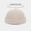 Fashion Hip Hop Skull Beanie Cap Solid Color Thick Brimless Hats Adjustable Autumn Winter Pumpkin Hat Men