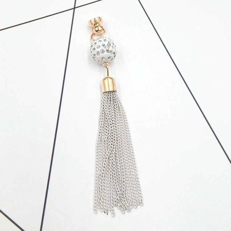 

Аксессуары для чехлов для телефонов Yilian DIY: Подвеска-цепочка с кисточкой ручной работы для женщин