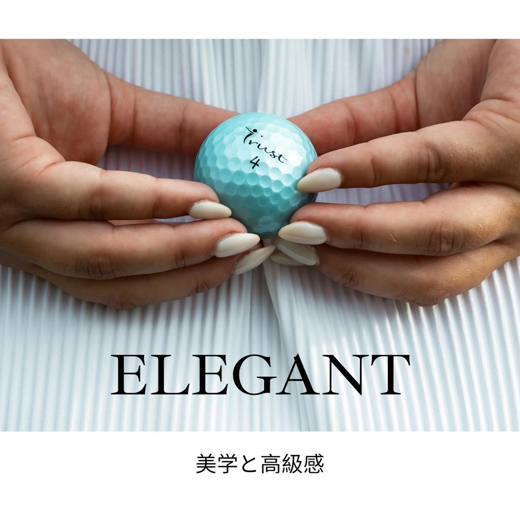 Trust Aurora Golf and with Crystal Urethane Cover and Reactive Core 1 Dozen Aurora Blue Balls Unique, Eye-catching, Long-Distance, Stopping, 3-Piece