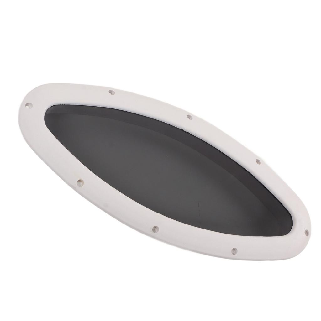 465x200mm Oval Portlight Window Anti UV Waterproof Marine Hatch Porthole for Yacht Boat Cabin Storeroom Conference Room