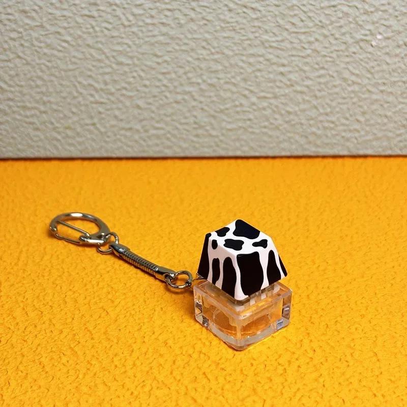 Lustiger Mechanischer Tastatur Schlüsselanhänger Kreativer Tastatur Fidget Stressabbau Schlüsselanhänger Dekompression Spielzeug Schlüsselhalter Geschenke