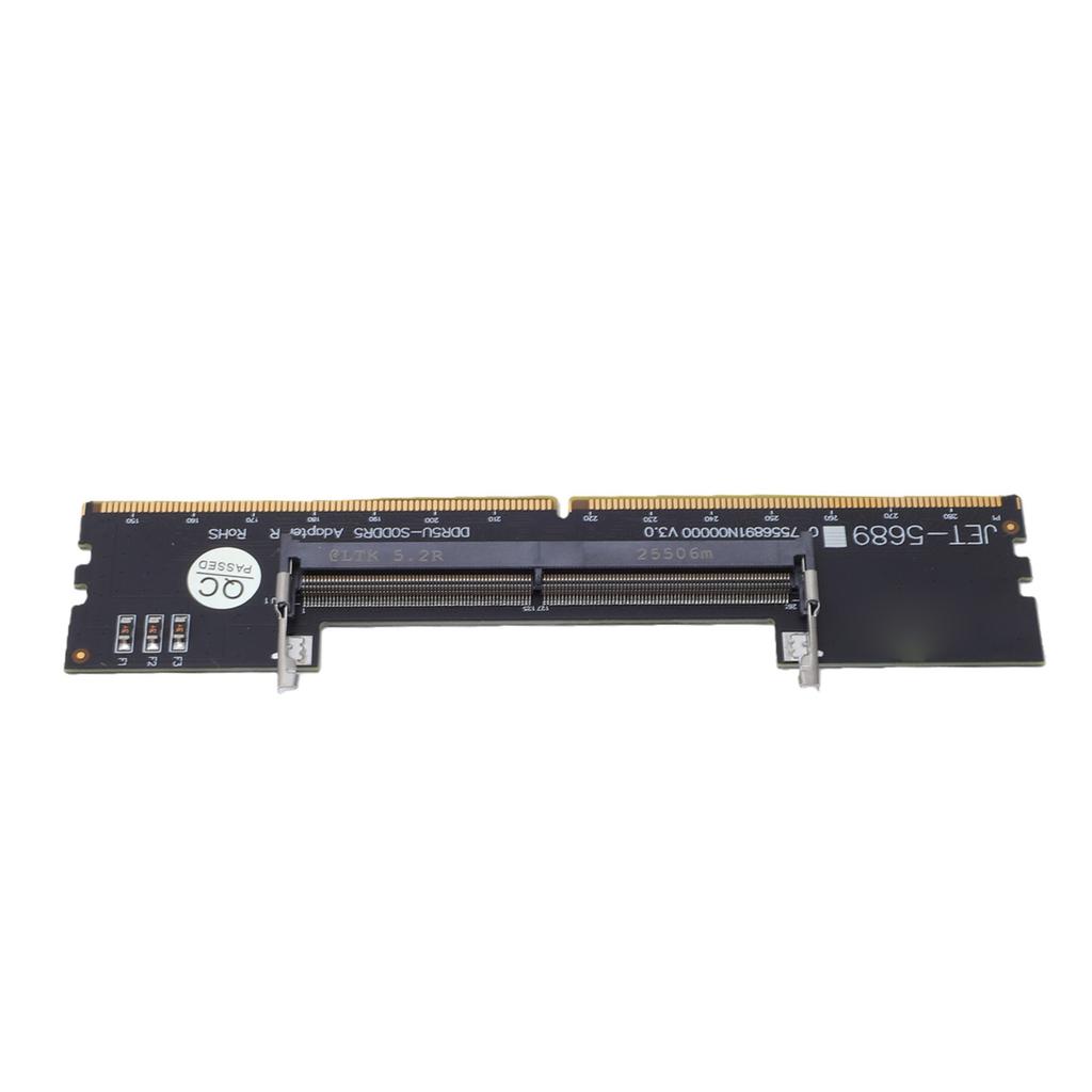 DDR5 U-DIMM to SO DDR5 RVS Adapter Card Laptop to Desktop Memory Converter for Computer Repair and Maintenance