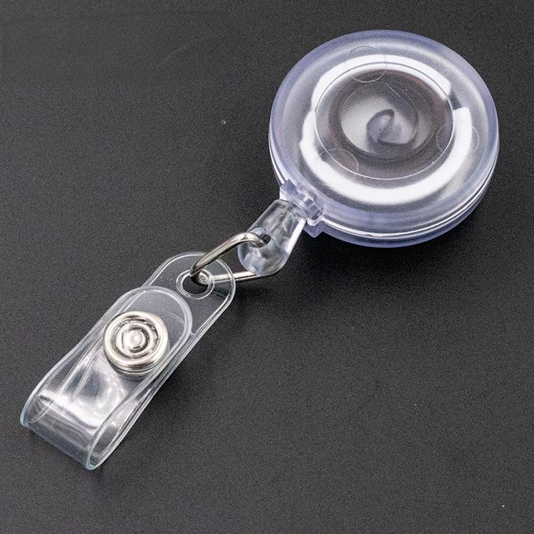1pc Credential Pass Badges Doctor Id Nurse Retractable Id Badge Reel Plastic Badges Badge Clip Nurse Accessories