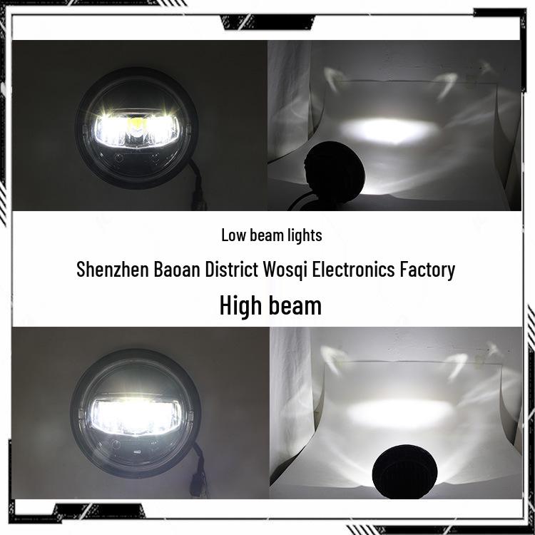 Wrangler 7" LED Headlight with DRL - High/Low Beam Super Bright Driving Light