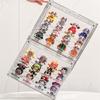 1PC Transparent Ladder Handmade Anime Car Model Blind Box Three Layer Dustproof Storage Box Jewelry Sorting Box  Acrylic Display