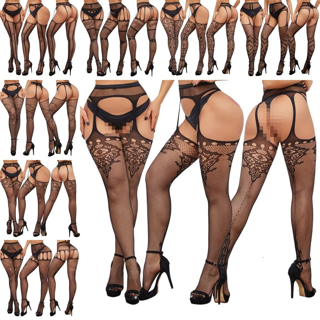 Stockings Sex For Women With Stretchy Fishnet Design Crotch Socks Fashion Gift