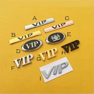 Araba Styling 3D Metal Çıkartmalar VIP Kavşağı Amblem Çıkartması Üretmek Oto Aksesuarları