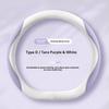 For Geely EX2 2026 Car Steering Wheel Cover Ice Silk Leather Splicing Anti Slip and Wear-resistant All-season Car Accessories