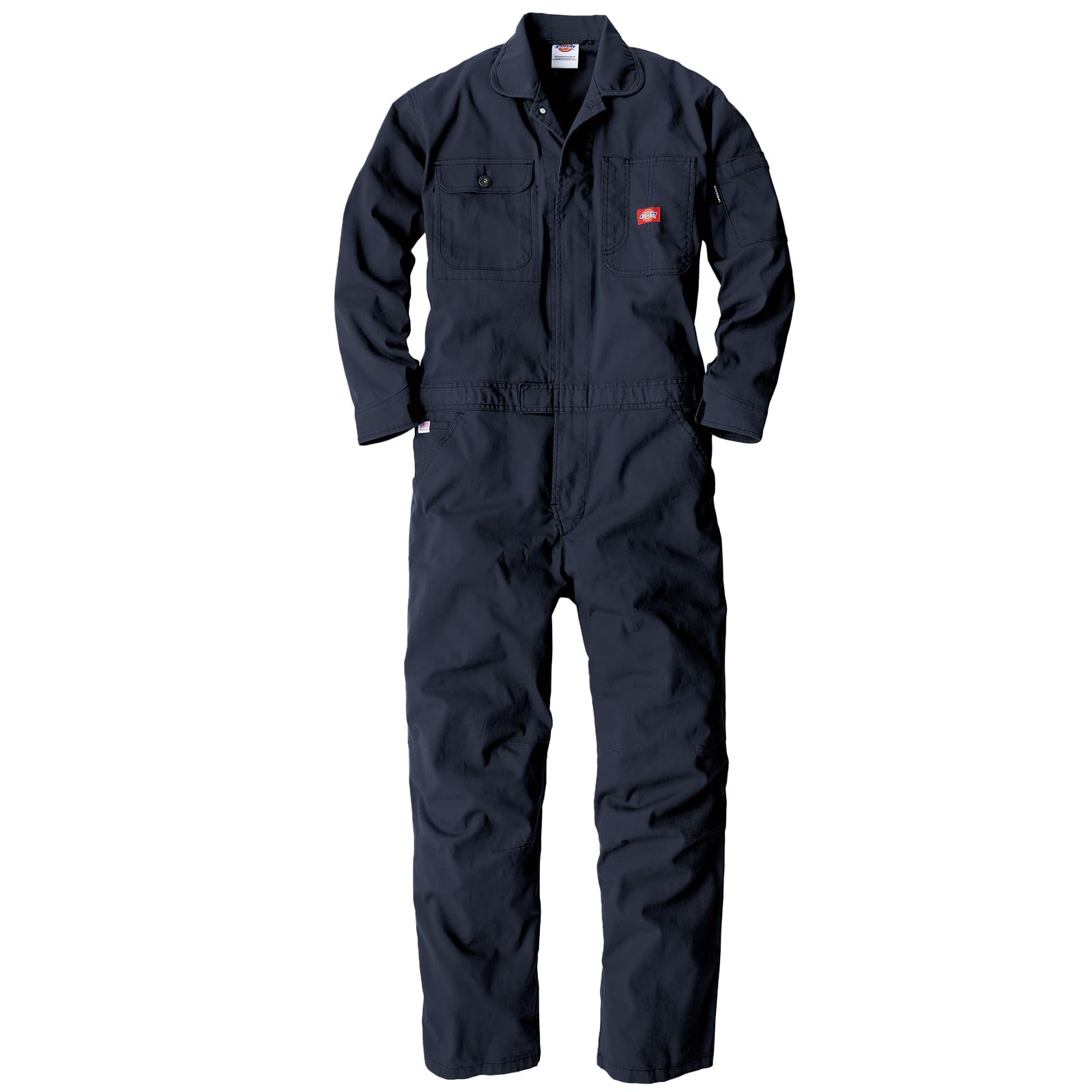 

Dickies Workwear Long Stretch Size with Dickies Pro Uni Sticker D-736 Jumpsuit, Sleeve, Cotton, Reflective, Year-Round Wear, Navy, 4L, CO-COS