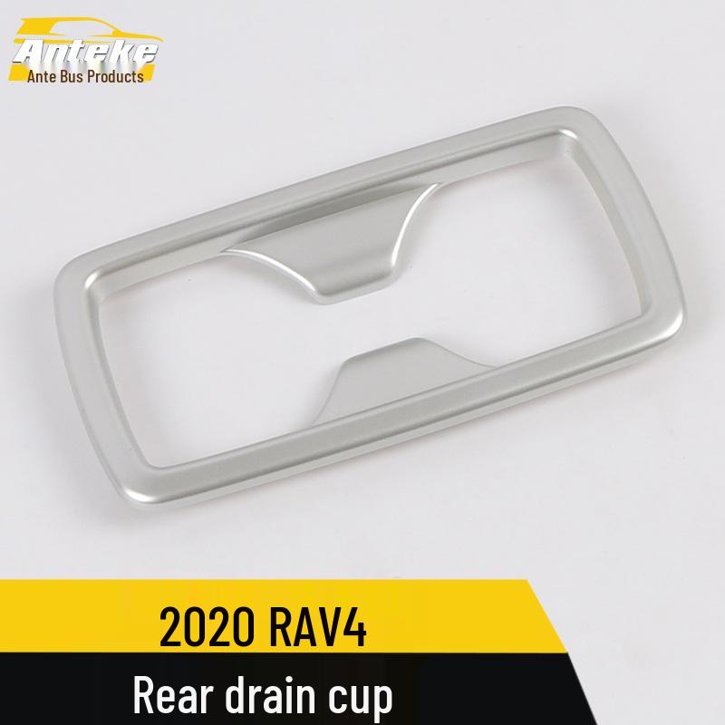 RAV4 Armrest Box Rear Cup Holder Decorative Ring - 2020 Model