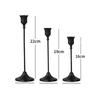 European Style Exquisite Metal Candlestick Elegant Rustproof Candle Stand for Wedding Table Home Dinner Decor