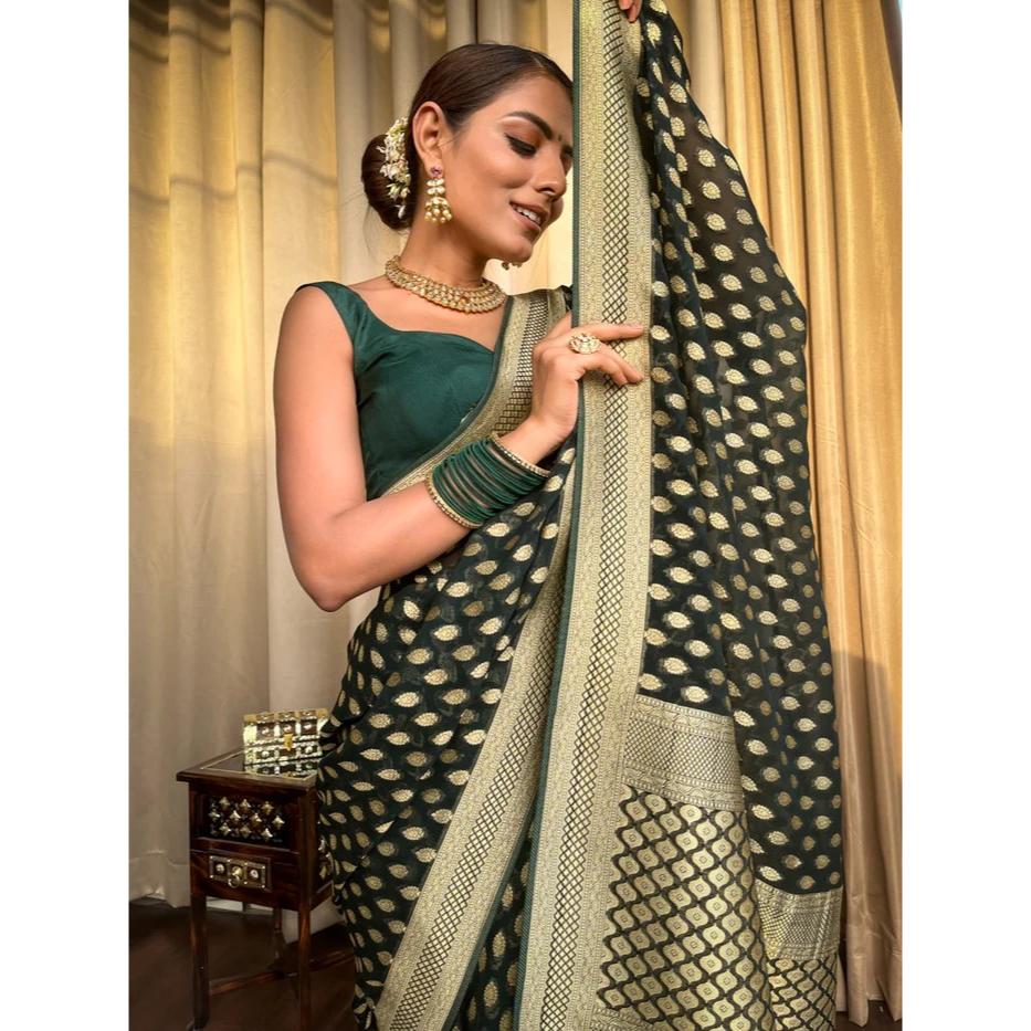 Îmbrăcăminte elegantă unick pentru plivitul și hainele de petrecere saree pentru femei, bluză (Trebuie să fie cusute după mărime și potrivire)