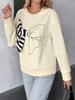 Women's Retro Long Sleeve Bowknot Hoodie - Autumn/Winter 2026 Collection